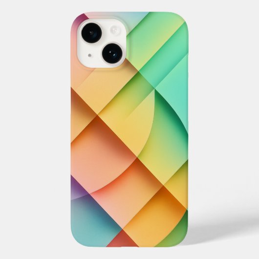 おりがみスタイルのトレンディライフスタイルiPhoneケース Case-Mate iPhoneケース (裏面)