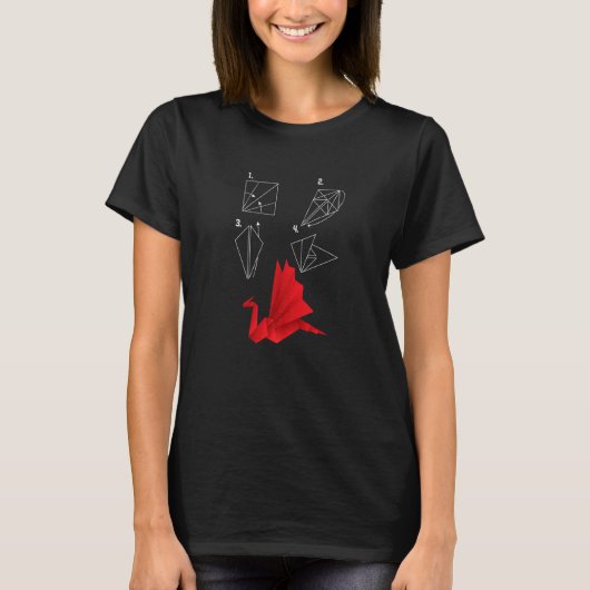 おりがみ折り紙マスター Tシャツ (正面)