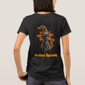おりがみ風にゃんこ スプーキー Tシャツ (裏面)