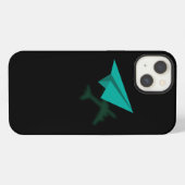 おりがみ飛行機 趣味 iPhoneケース (裏面横)