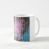 おりに入れられた象 コーヒーマグカップ (正面右)