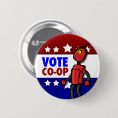 おりのための投票 缶バッジ (正面&裏面)