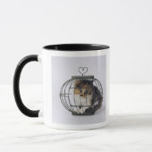 おりの猫 マグカップ (左)