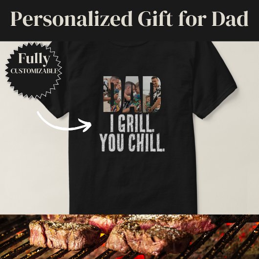 おれが焼く、おまえが冷やす 面白いパパ Tシャツ