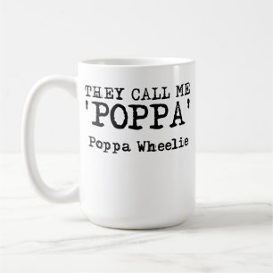 おれのことはパパ・ウィリーと呼べ ダートバイク モトクロス 楽しい コーヒーマグカップ