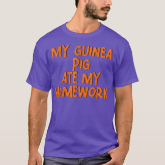 おれのギニア食べ豚の宿題 –  Tシャツ