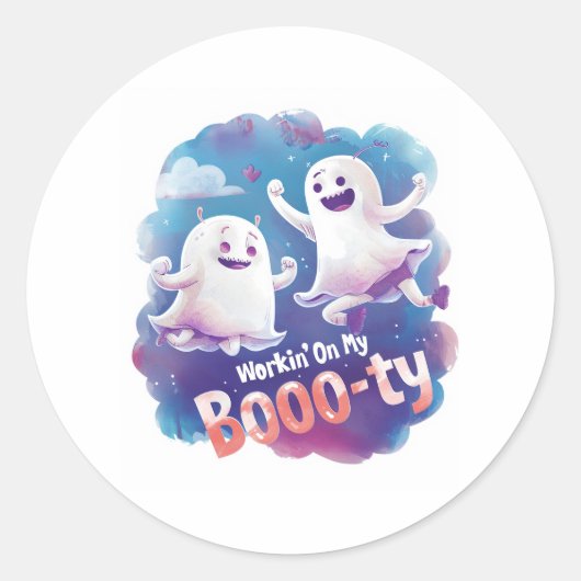 おれの上等で働け ラウンドシール (正面)