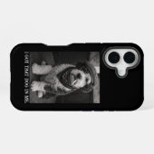 おれの中の犬が吠えている 面白い シープアドゥードル 写真 iPhone 16ケース (裏面横)