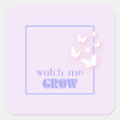 おれの成長をやる気を起こさせる見感動的よ名門私立校風の スクエアシール (正面)