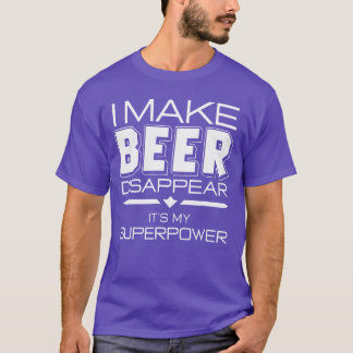 おれはビールを消す (おもしろ引用符) Tシャツ