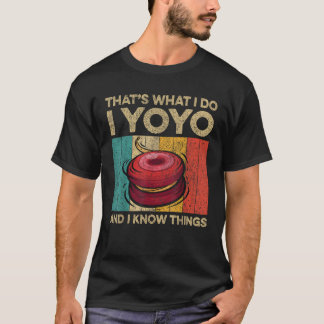 おれはヨーヨー、知ってるよ 面白い ビンテージ ヨーヨー Tシャツ