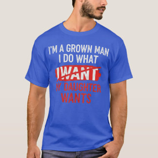 おれは大人 お嬢様の言うことは絶対面白いパパ Tシャツ