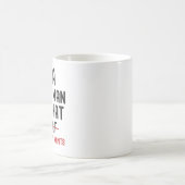 おれは大人 お嬢様の言うことを聞く コーヒーマグカップ (中央)