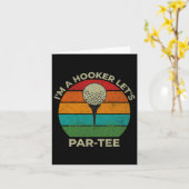 おれはA Let's Par Tee 面白いゴルフパパ 父の日 カード (黄色い花)
