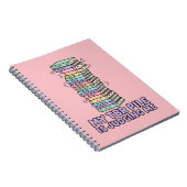 おれを裁くTBRの山 面白い本 パステルベクター ノートブック (右側)