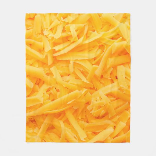 おろしチェダーチーズの天面 フリースブランケット (正面)