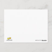 おわびカード「味噌が天ぷらを失ってしまってごめんなさい」 ポストカード (裏面)