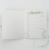 おインスパイア前 |毎週のオーガナイザーのダウンロードまたは カード (内部)