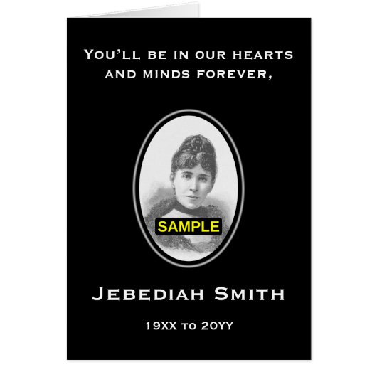 おエレガントカスタマイズ葬式サービスのカード写真 (正面)