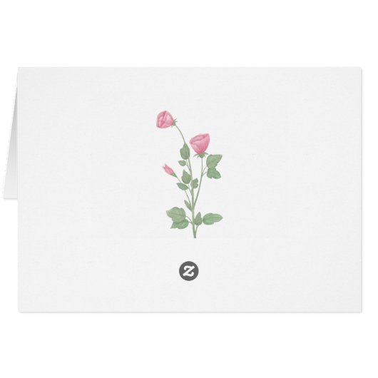 おエレガント世話になっておりますピンクフローラ結婚ズ (裏面横)