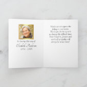 おエレガント世話になっております サンキューカード (内部)