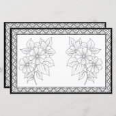 おエレガント使いの文房具に色を付パーソナライズされたける (正面/裏面)