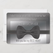 おエレガント前は俺の花婿介添人 招待状 (正面)