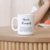 おエレガント前を神の父に立てろ コーヒーマグカップ