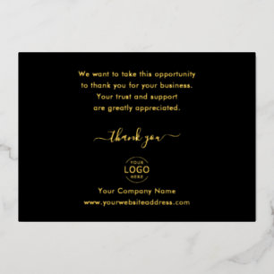 おエレガント客様のロゴビジネス 箔シーズンカード