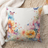 おエレガント家の花枕_美しい クッション (ブランケット)