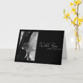 『おエレガント父さん、一緒に歩いてくれませんか?』 カード (黄色い花)