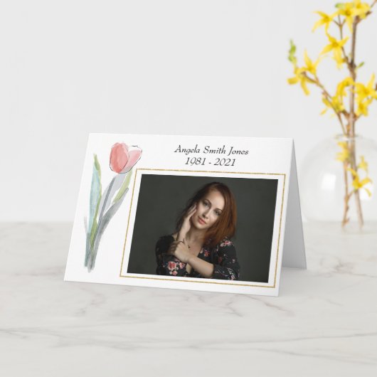 おエレガント礼の悔やみや弔慰 カード (黄色い花)