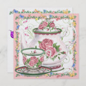 おエレガント茶/コーヒー – SRF 招待状 (正面/裏面)