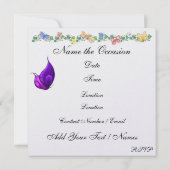 おエレガント茶/コーヒー – SRF 招待状 (裏面)