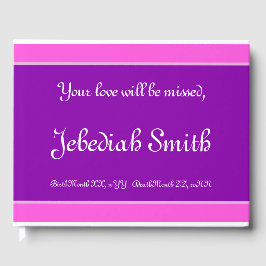 おエレガント葬式ミニマル/メモリアルゲストブック ゲストブック