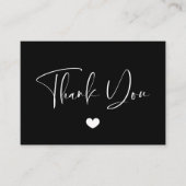 おエレガント送りモダンいただきありがとうございます 名刺 (正面)