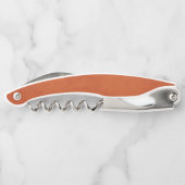 おエレガント願い結婚で焼けたオレンジ ソムリエナイフ (裏面)