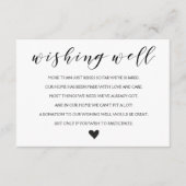 おエレガント願い結婚のカード エンクロージャーカード (正面)