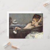 おエレガント風呂の女性（Alfred Stevens著） カード (正面/裏面インサイチュ)