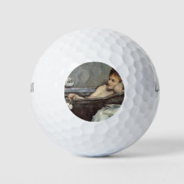 おエレガント風呂の女性（Alfred Stevens著） ゴルフボール