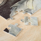 おエレガント風呂の女性（Alfred Stevens著） ジグソーパズル (側面)