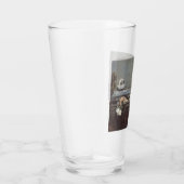 おエレガント風呂の女性（Alfred Stevens著） タンブラーグラス (右)