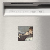 おエレガント風呂の女性（Alfred Stevens著） マグネット (インサイチュ (食洗機))