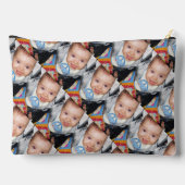 おカスタマイズカスタムり2枚の写真パターン アクセサリーポーチ (裏面)