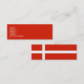 おカスタマイズ前のダネブラグだ！ スキニー名刺 (正面/裏面)