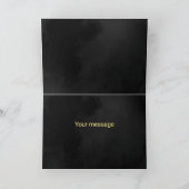 おカスタマイズ前のメッセージが入ったフクロウカード カード (内部)