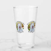 おカスタマイズ客様のパーソナライズされた写真と名前 タンブラーグラス (正面)