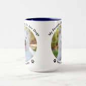 おカスタマイズ客様のパーソナライズされた写真と名前 マグカップ (中央)