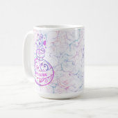 おカスタマイズ客様のポーションボトルコーヒー/ティーマグカップ コーヒーマグカップ (正面左)