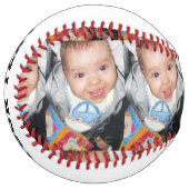 おカスタマイズ客様の写真パターンと文字で ソフトボール (正面左)